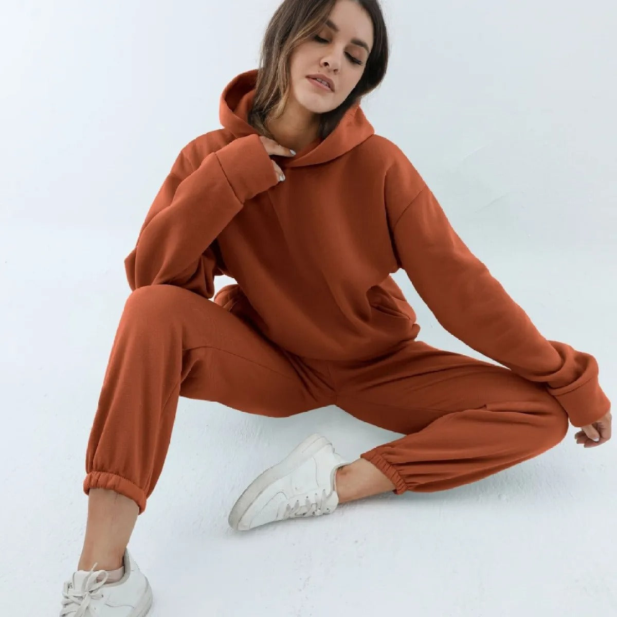 Women's Casual Hooded Sweater Tracksuit