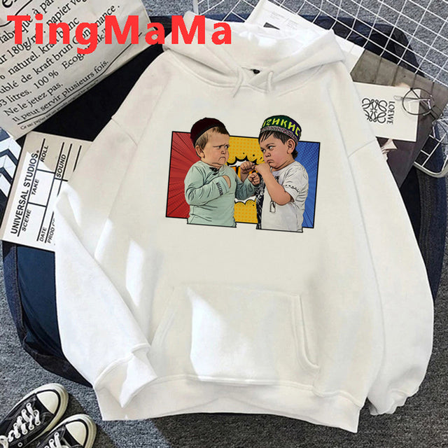 Kawaii Hasbulla Graphic Hoodies for Men and Women