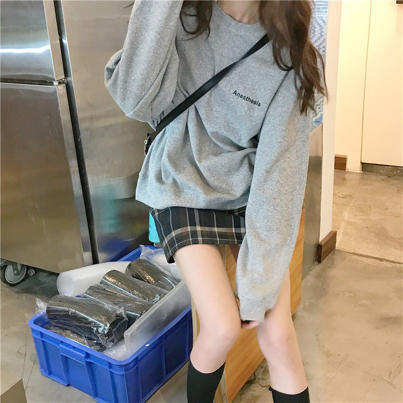 Autumn Loose Slim Long-Sleeved Sweatshirt for Women