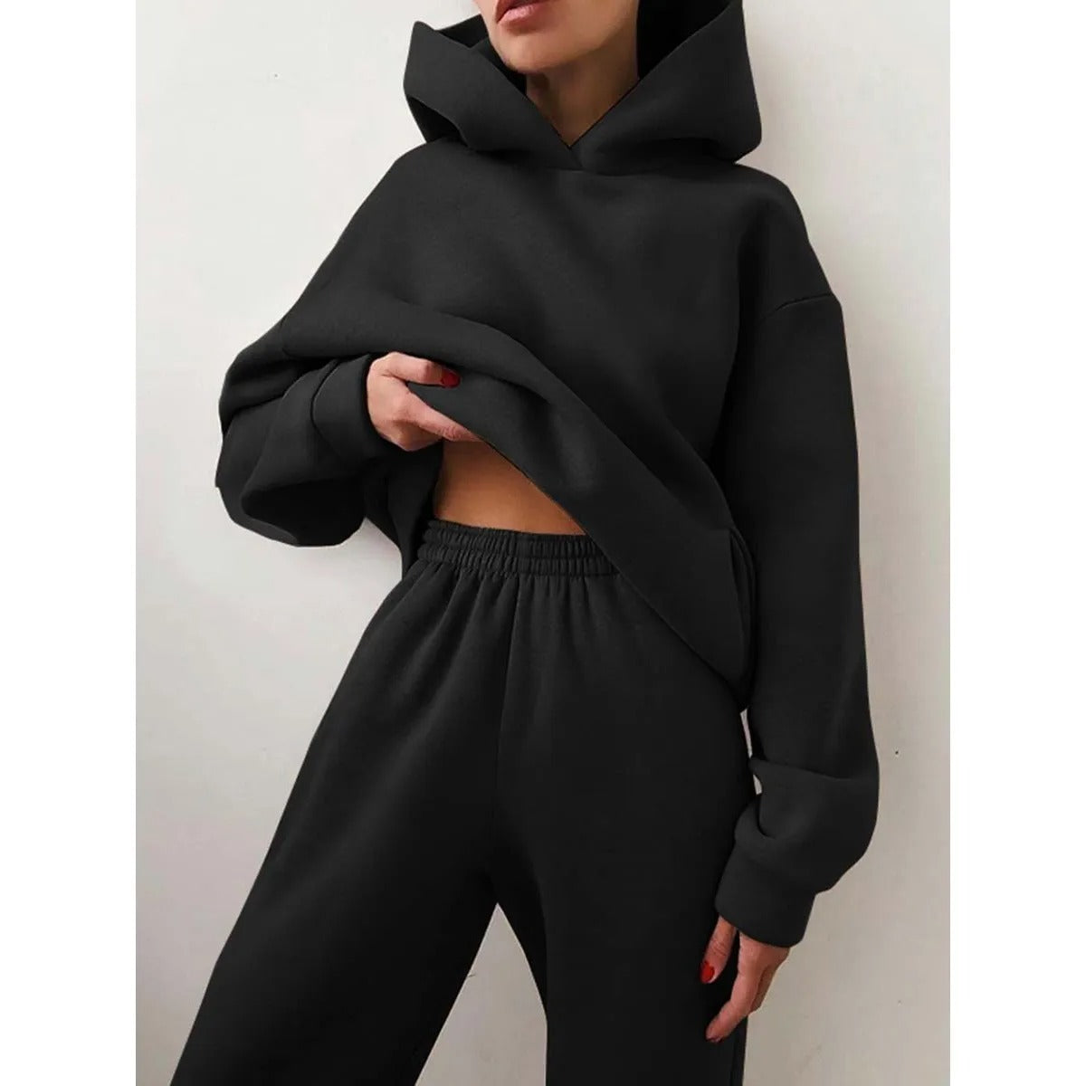 Women's Casual Hooded Sweater Tracksuit