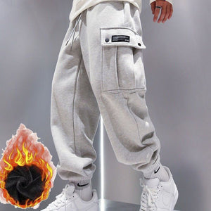 Men's Casual Loose Fit Autumn Winter Sports Pants
