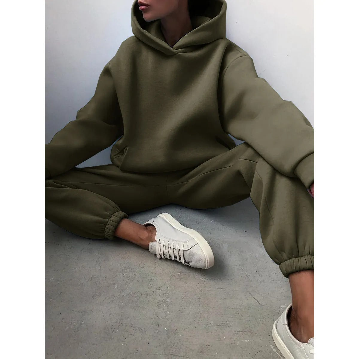 Women's Casual Hooded Sweater Tracksuit