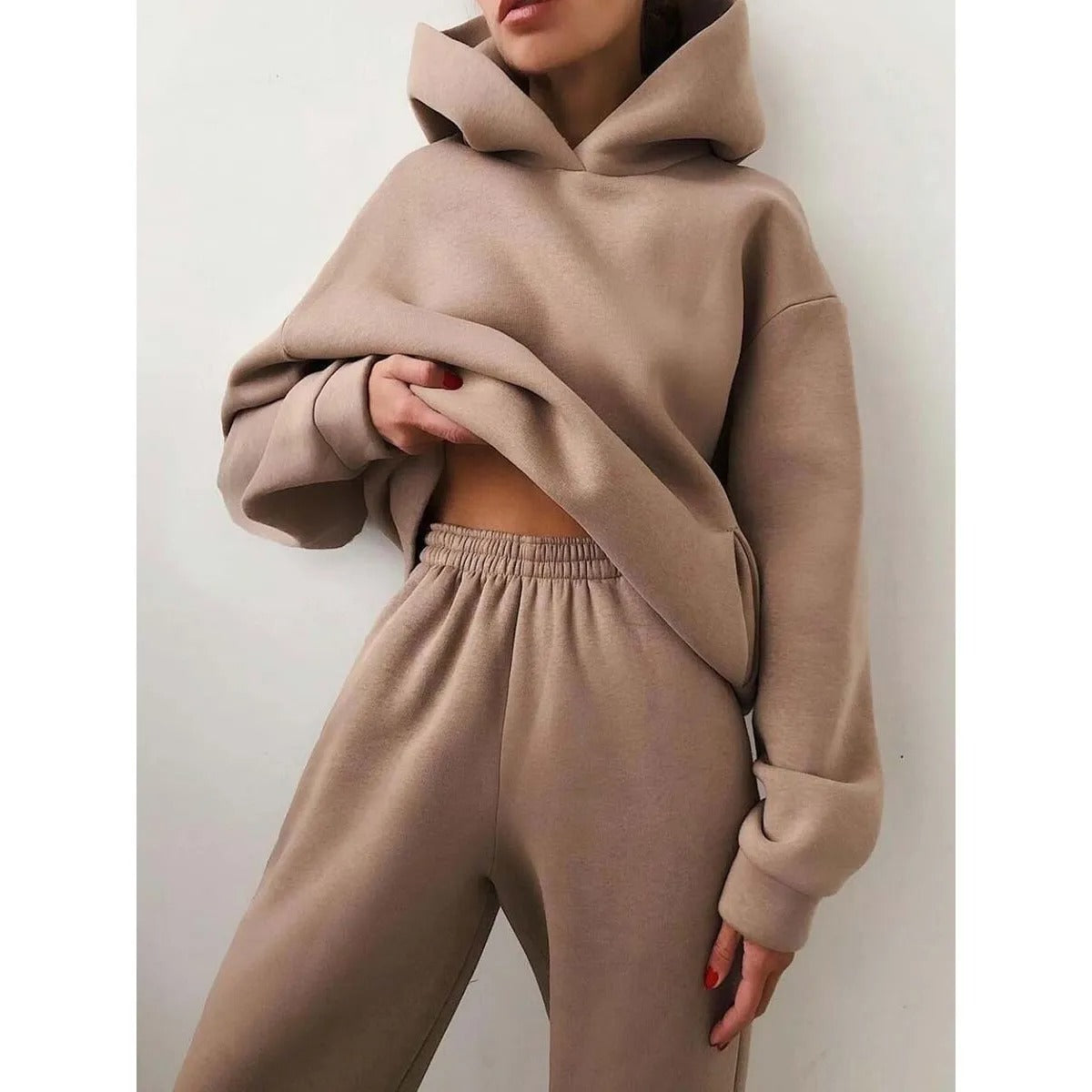 Women's Casual Hooded Sweater Tracksuit